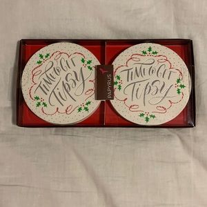 NWT Papyrus Christmas coasters